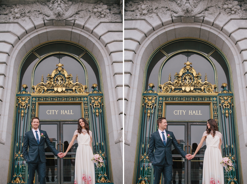 Chiara & Tyler's Beautiful & Romantic Wedding at the San Francisco City Hall, California // SimoneAnne.com