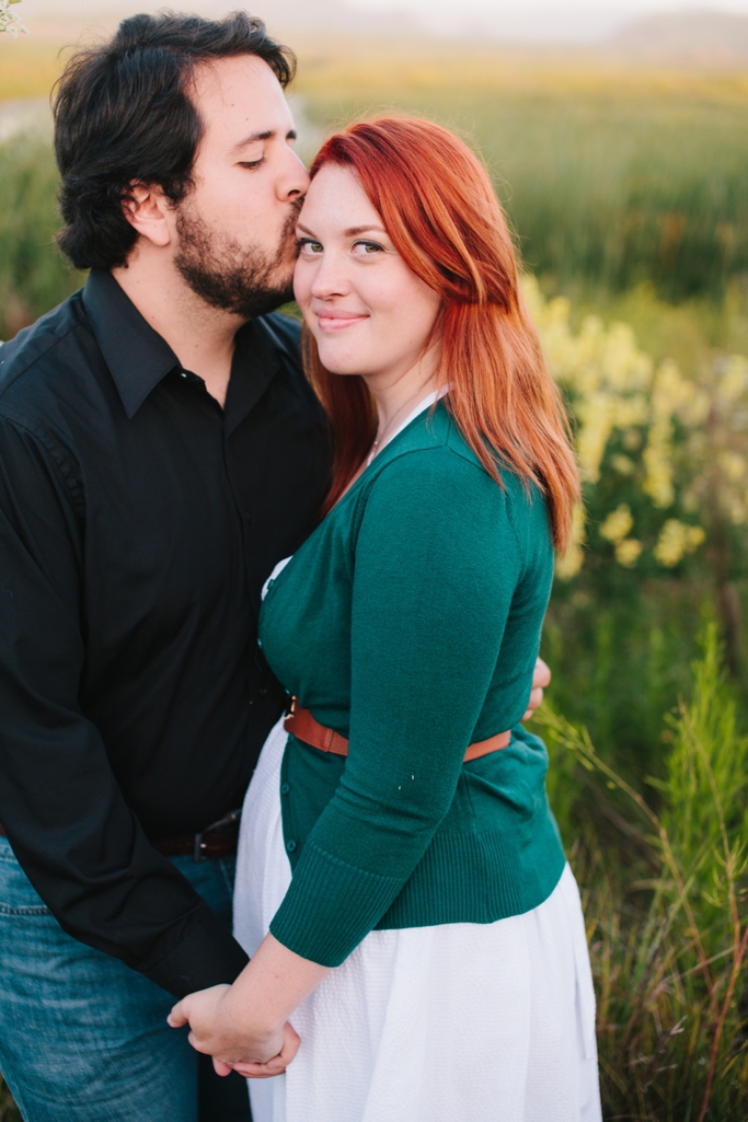 Beautiful Engagement Session in Pescadero, California, on the Beach and in the pretty Marsh // SimoneAnne.com