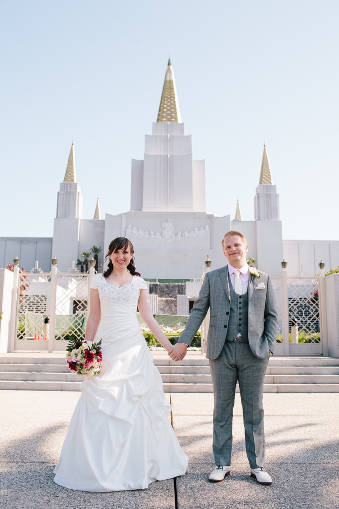 Seth & Julie's Beautiful Wedding at the Oakland LDS Temple and at the Falkirk Mansion in San Rafael, California // SimoneAnne.com