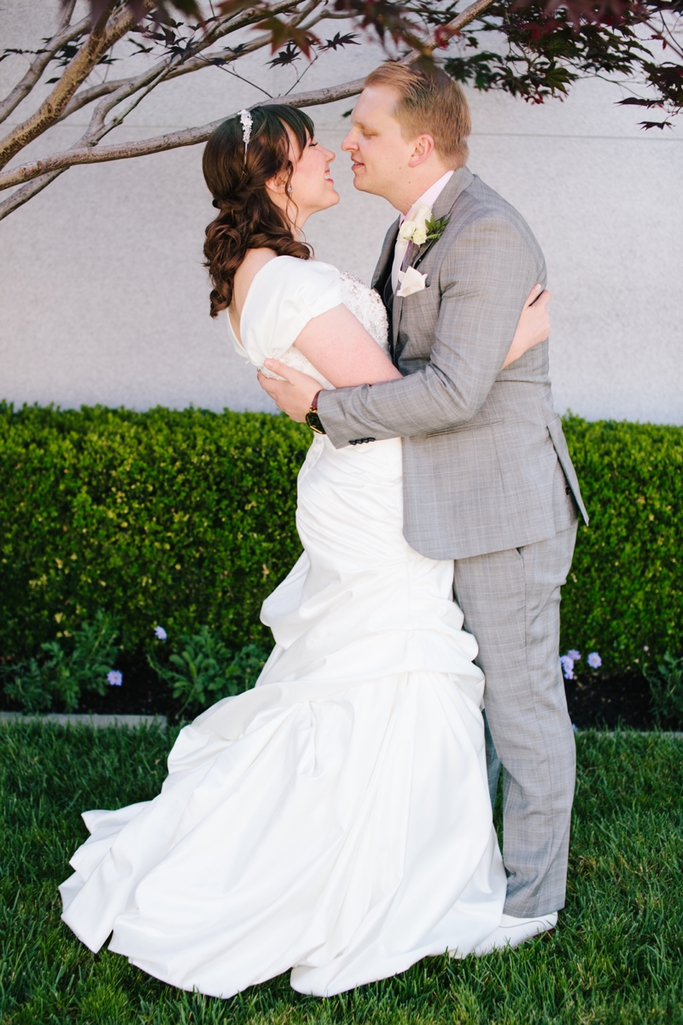 Seth & Julie's Beautiful Wedding at the Oakland LDS Temple and at the Falkirk Mansion in San Rafael, California // SimoneAnne.com