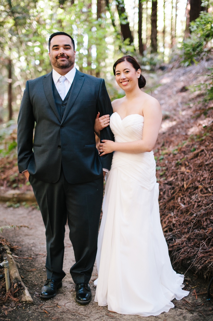 Natalie and Tom's Beautiful Wedding in the Redwood Grove (California) of the Berkeley Botanical Garden, near UC Berkeley // SimoneAnne.com