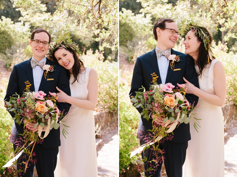 Beautiful, relaxed, and intimate Brazilian Room Wedding in Berkeley, California - Includes STUNNING flowers and an amazing mountain view! // SimoneAnne.com