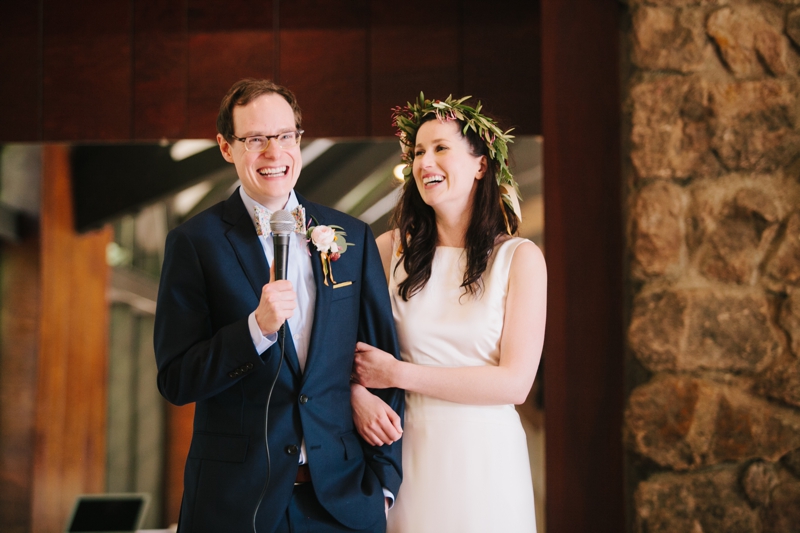 Beautiful, relaxed, and intimate wedding at the Brazilian Room in Berkeley, California - Includes STUNNING flowers and an amazing mountain view! // SimoneAnne.com