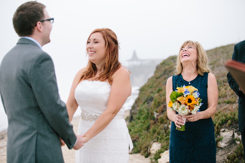 Gorgeous Wedding on the Cliffs of Natural Bridges State Beach from Santa Cruz Wedding Photographer Simone Anne // SimoneAnne.com