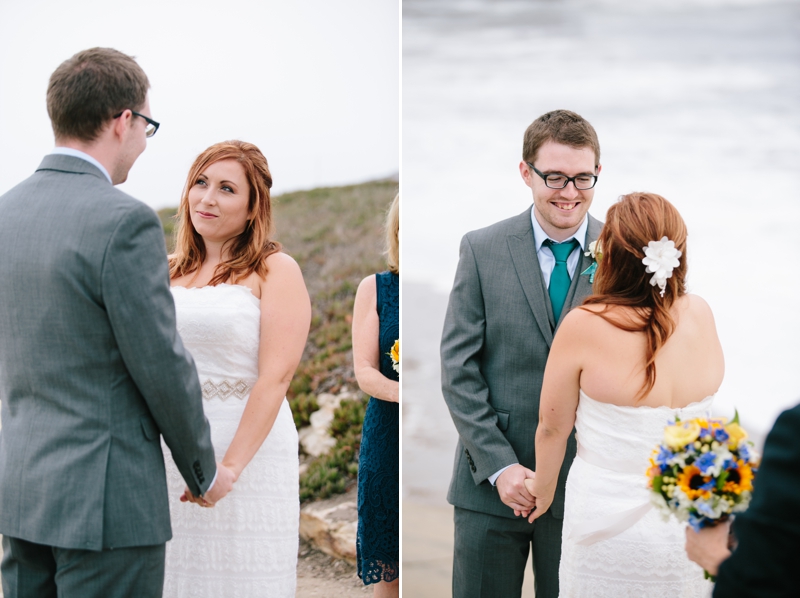 Gorgeous Wedding on the Cliffs of Natural Bridges State Beach from Santa Cruz Wedding Photographer Simone Anne // SimoneAnne.com