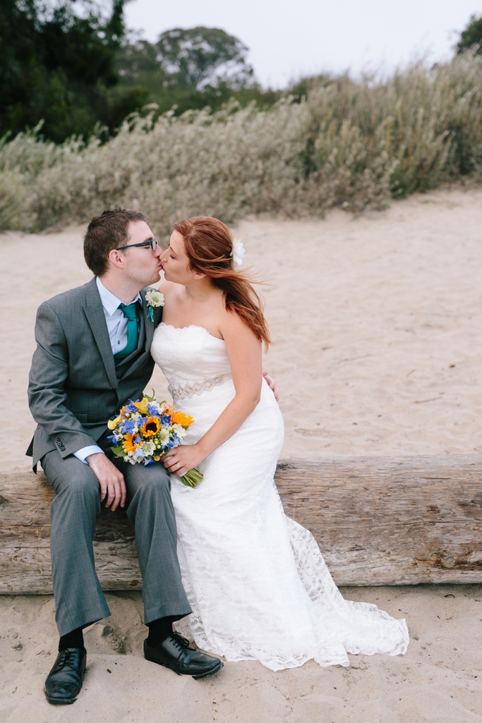Gorgeous Wedding on the Cliffs of Natural Bridges State Beach from Santa Cruz Wedding Photographer Simone Anne // SimoneAnne.com