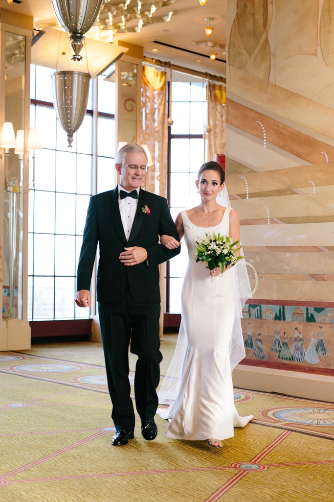 Classic, Iconic San Francisco Wedding at the Westin St. Francis on Union Square and with Portraits in the Presidio. Bride work Oscar de la Renta! // SimoneAnne.com