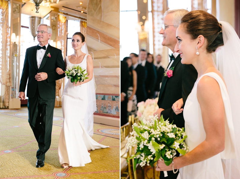 Classic, Iconic San Francisco Wedding at the Westin St. Francis on Union Square and with Portraits in the Presidio. Bride work Oscar de la Renta! // SimoneAnne.com