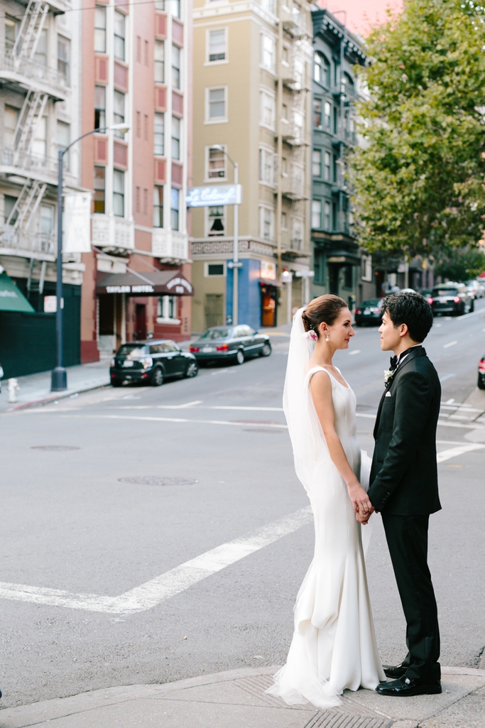 Classic, Iconic San Francisco Wedding at the Westin St. Francis on Union Square and with Portraits in the Presidio. Bride work Oscar de la Renta! // SimoneAnne.com