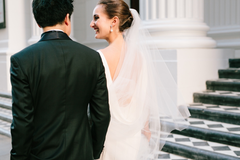 Classic, Iconic San Francisco Wedding at the Westin St. Francis on Union Square and with Portraits in the Presidio. Bride work Oscar de la Renta! // SimoneAnne.com