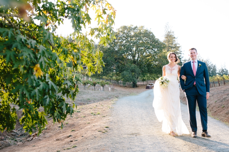 STUNNING Napa Valley Wedding with Off the Beaten Path Weddings at a private estate in Napa, with the most stunning vintage car! // SimoneAnne.com