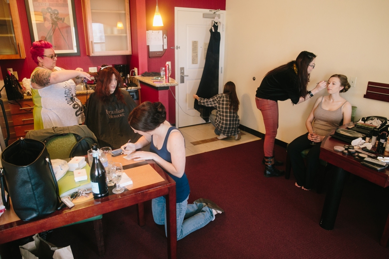 Beautiful Christmas Winter Wedding at the Castaway Restaurant and a Beautiful Catholic Church in Burbank, California // SimoneAnne.com