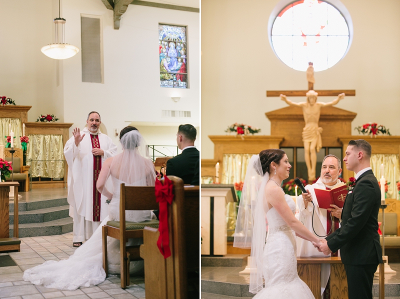 Beautiful Christmas Winter Wedding at the Castaway Restaurant and a Beautiful Catholic Church in Burbank, California // SimoneAnne.com
