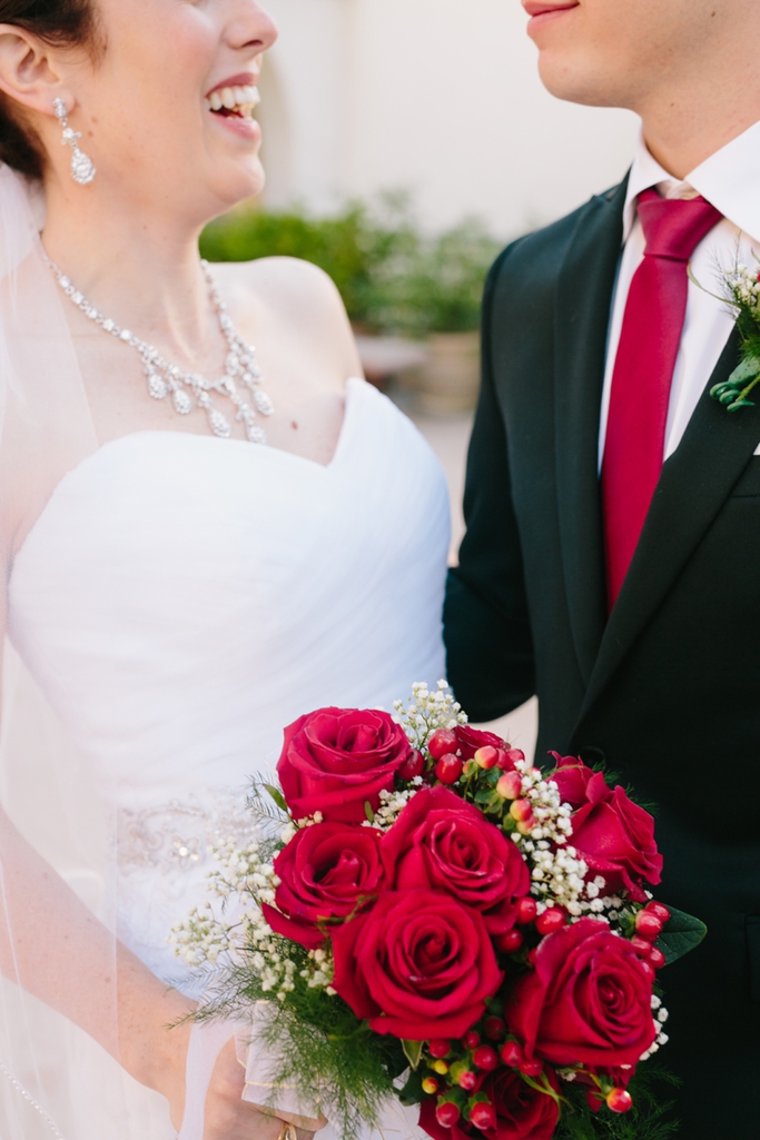 Beautiful Christmas Winter Wedding at the Castaway Restaurant and a Beautiful Catholic Church in Burbank, California // SimoneAnne.com