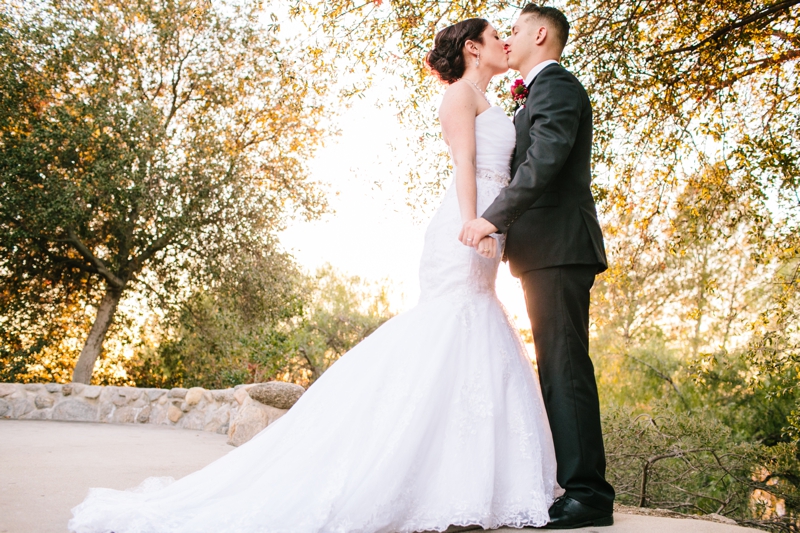 Beautiful Christmas Winter Wedding at the Castaway Restaurant and a Beautiful Catholic Church in Burbank, California // SimoneAnne.com
