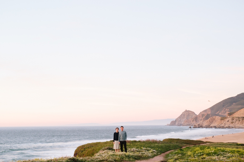 Sam and Summer's Half Moon Bay Engagement Photos at Fitzgerald Marine Reserve and Montara Beach, California // SimoneAnne.com