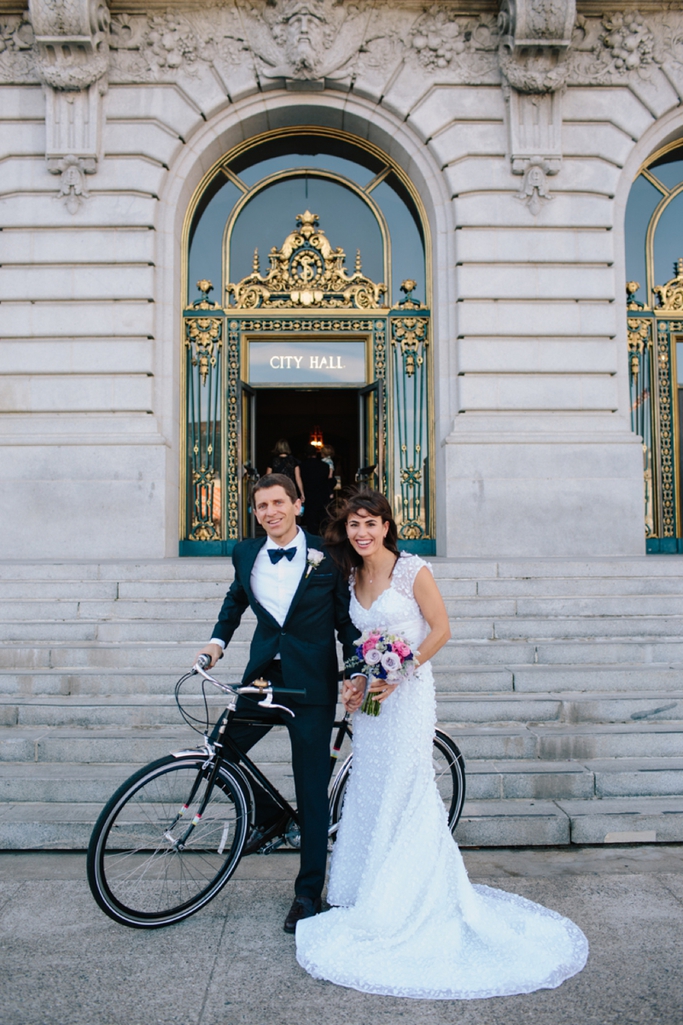 San Francisco City Hall Wedding and Firehouse 8 Wedding, San Francisco, California // SimoneAnne.com