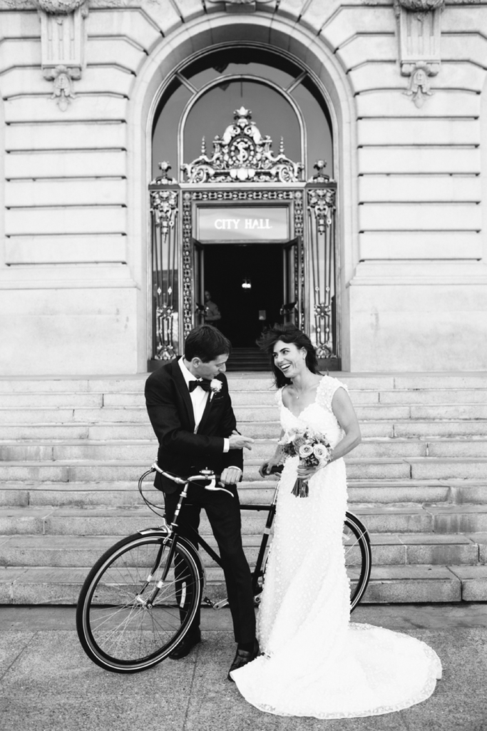 San Francisco City Hall Wedding and Firehouse 8 Wedding, San Francisco, California // SimoneAnne.com