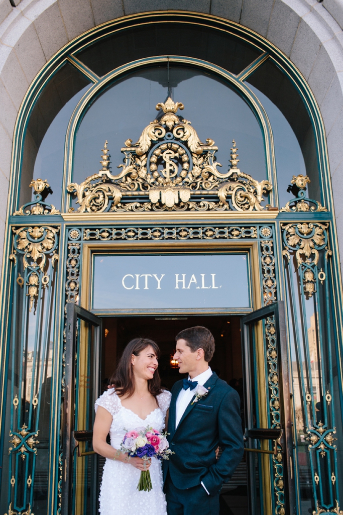 San Francisco City Hall Wedding and Firehouse 8 Wedding, San Francisco, California // SimoneAnne.com