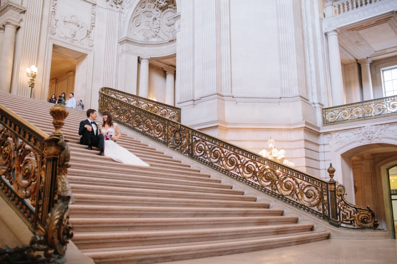 San Francisco City Hall Wedding and Firehouse 8 Wedding, San Francisco, California // SimoneAnne.com