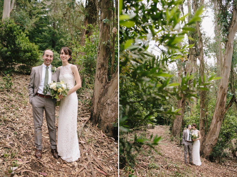 Intimate Berkeley Tilden Botanical Garden Wedding in California - Included a ceremony under the redwoods and a backyard BBQ! // SimoneAnne.com