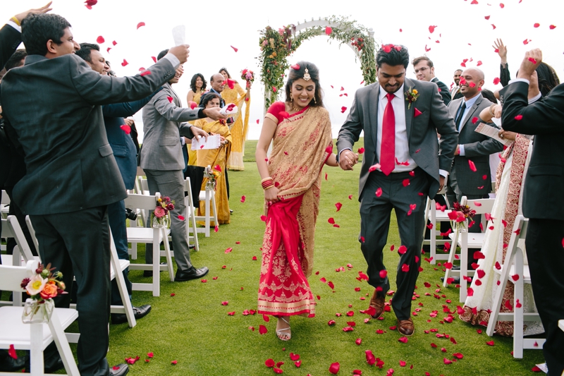 Beautiful Indian Half Moon Bay Golf Links Wedding in California // SimoneAnne.com