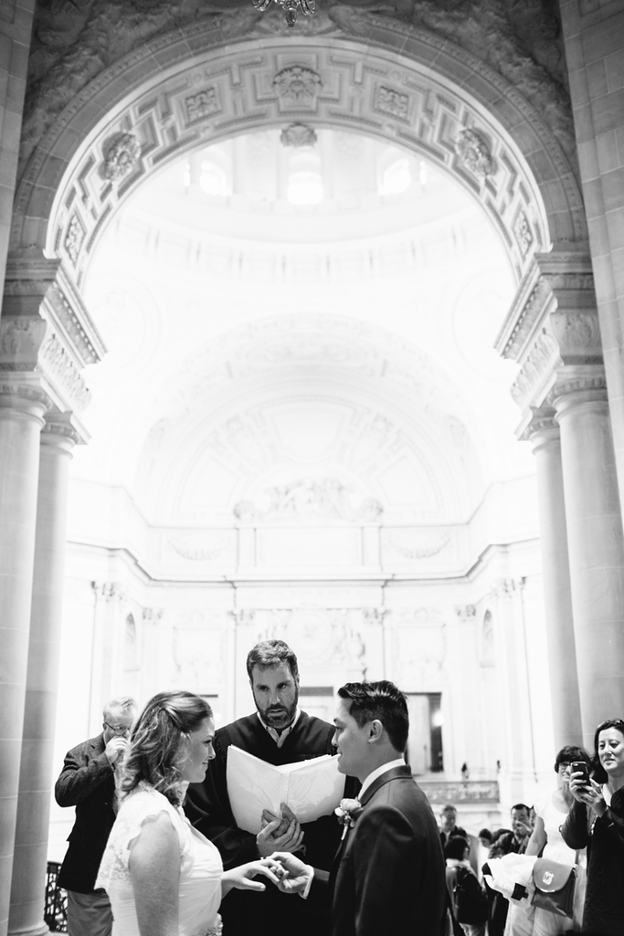 Caitlin and David's San Francisco City Hall Wedding // SimoneAnne.com