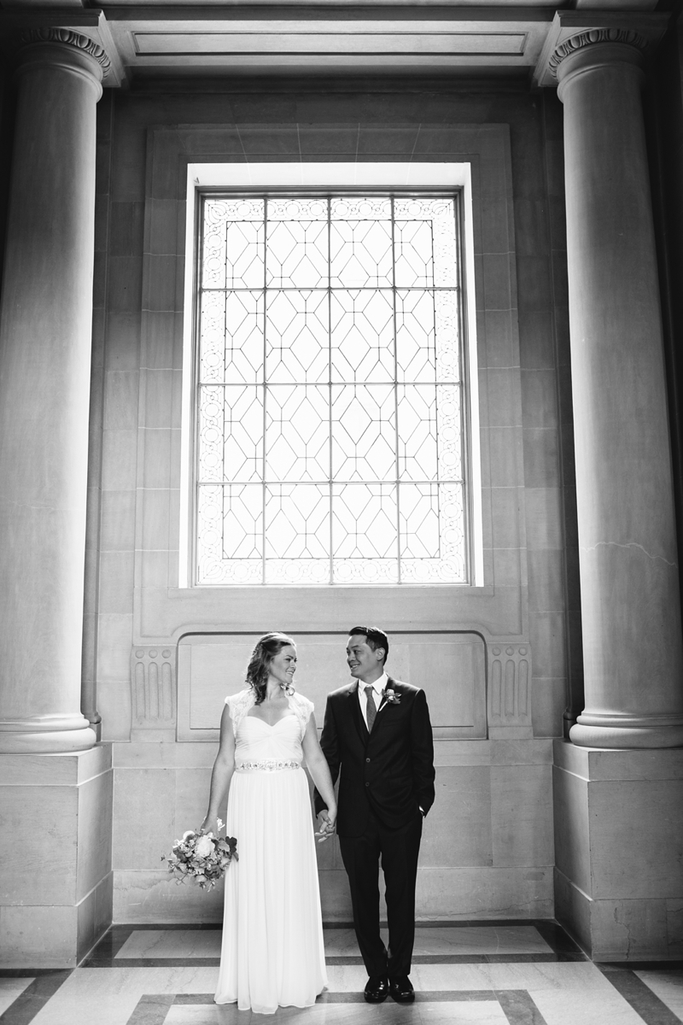 Caitlin and David's San Francisco City Hall Wedding // SimoneAnne.com