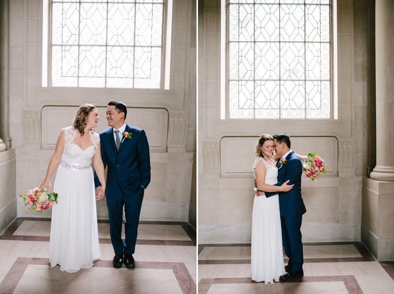 Caitlin and David's San Francisco City Hall Wedding // SimoneAnne.com