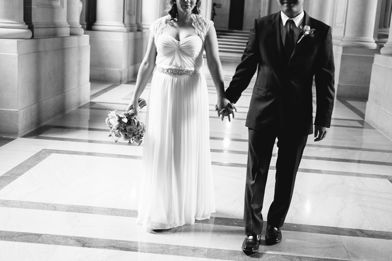 Caitlin and David's San Francisco City Hall Wedding // SimoneAnne.com