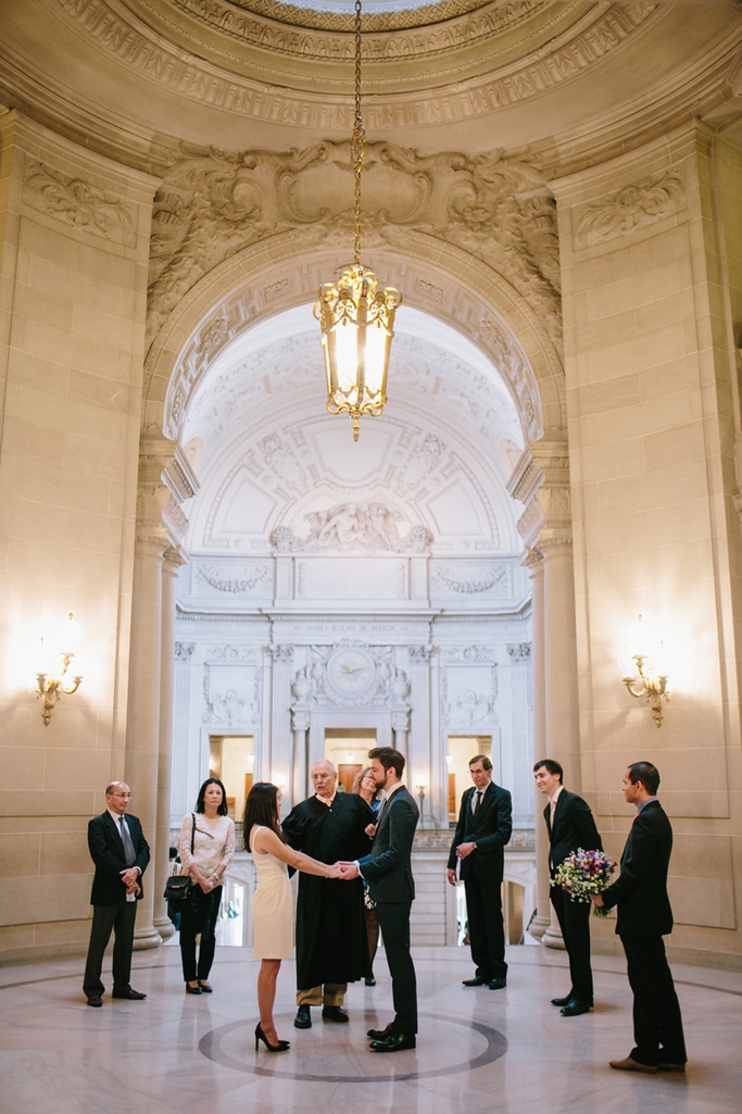 Stunning San Francisco City Hall Elopement - San Francisco City Hall Wedding Photographer // SimoneAnne.com