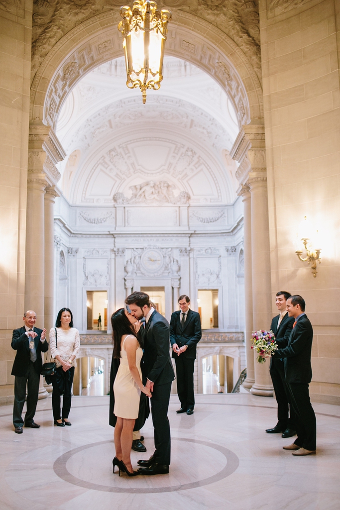 Stunning San Francisco City Hall Elopement - San Francisco City Hall Wedding Photographer // SimoneAnne.com