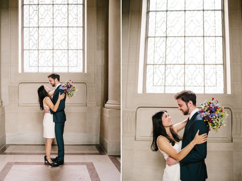 Stunning San Francisco City Hall Elopement - San Francisco City Hall Wedding Photographer // SimoneAnne.com