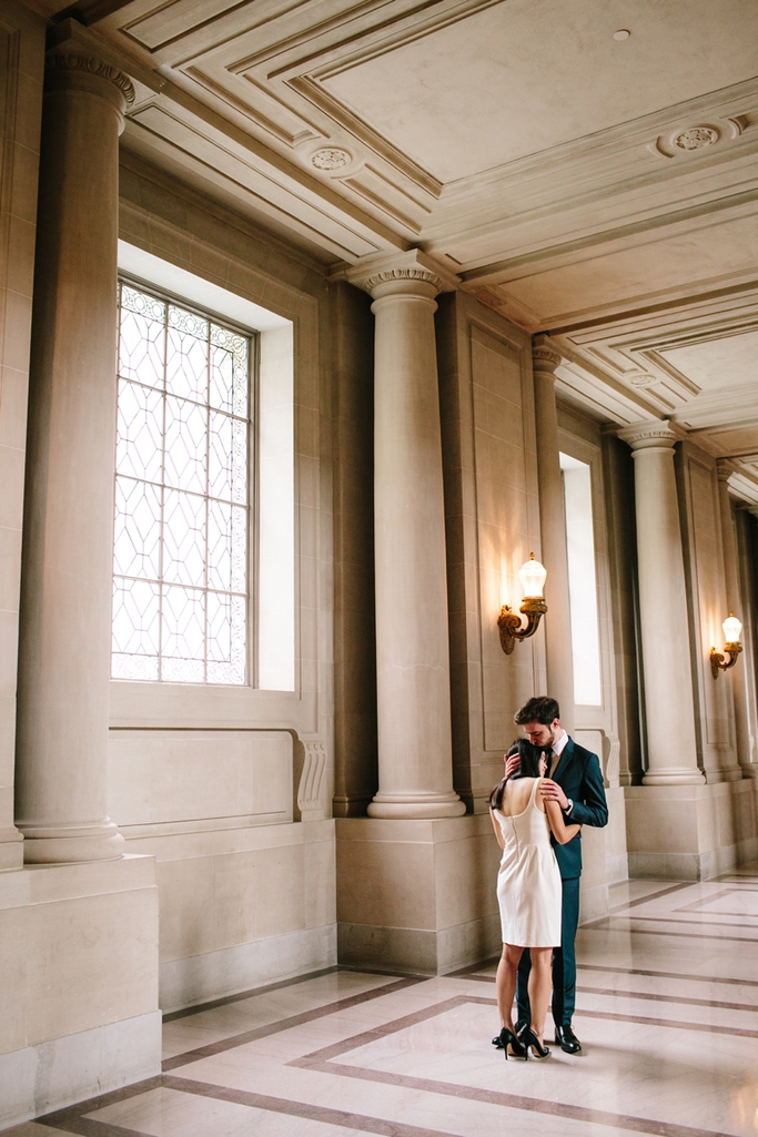 Stunning San Francisco City Hall Elopement - San Francisco City Hall Wedding Photographer // SimoneAnne.com