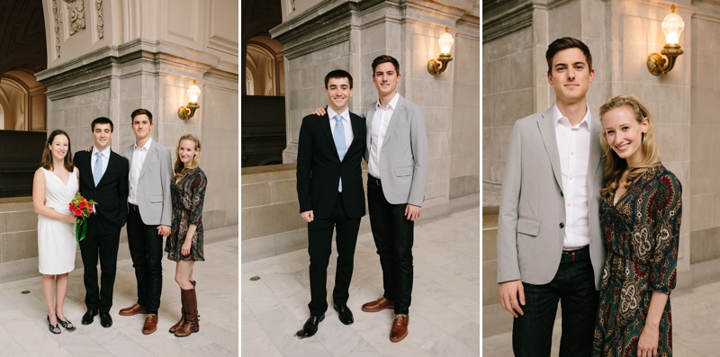 Dreamy Christmas wedding with a beautiful Christmas tree - San Francisco City Hall Wedding Photographer // SimoneAnne.com