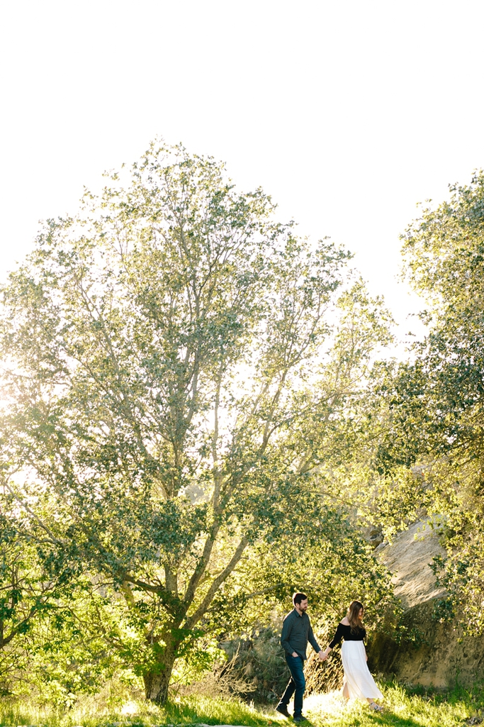 Beautiful Mount Diablo engagement session in Walnut Creek with a guitar - musician groom. // SimoneAnne.com