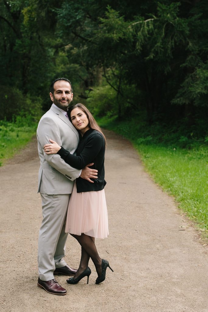 Dreamy Point Reyes Engagement Photos in the forest // SimoneAnne.com