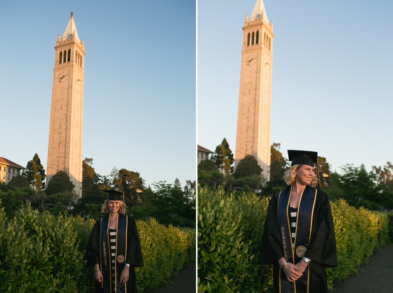 Natural outdoor UC Berkeley Graduation Portraits // SimoneAnne.com