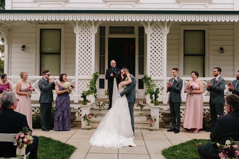 Beautiful rainy day wedding at the McFarland Living History Ranch in Galt, California // McFarland Living History Museum Ranch Wedding Photographer / McFarland Historical Ranch Wedding Photographer / Lodi Wedding Photographer // SimoneAnne.com