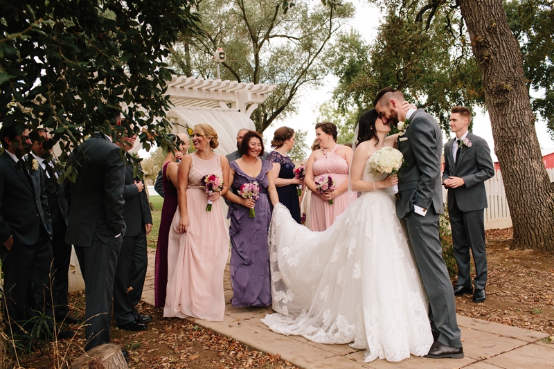 Beautiful rainy day wedding at the McFarland Living History Ranch in Galt, California // McFarland Living History Museum Ranch Wedding Photographer / McFarland Historical Ranch Wedding Photographer / Lodi Wedding Photographer // SimoneAnne.com