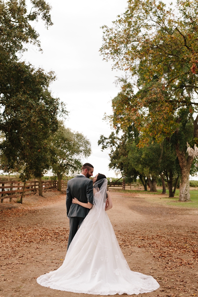 Beautiful rainy day wedding at the McFarland Living History Ranch in Galt, California // McFarland Living History Museum Ranch Wedding Photographer / McFarland Historical Ranch Wedding Photographer / Lodi Wedding Photographer // SimoneAnne.com
