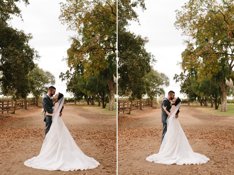 Beautiful rainy day wedding at the McFarland Living History Ranch in Galt, California // McFarland Living History Museum Ranch Wedding Photographer / McFarland Historical Ranch Wedding Photographer / Lodi Wedding Photographer // SimoneAnne.com