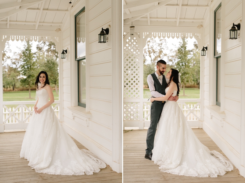 Beautiful rainy day wedding at the McFarland Living History Ranch in Galt, California // McFarland Living History Museum Ranch Wedding Photographer / McFarland Historical Ranch Wedding Photographer / Lodi Wedding Photographer // SimoneAnne.com