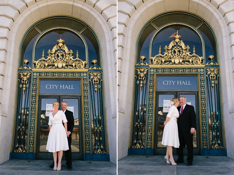 Intimate San Francisco City Hall Wedding from San Francisco City Hall Wedding Photographer Simone Anne // SimoneAnne.com