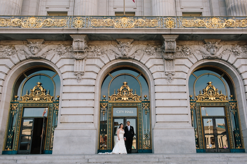 Beautiful and intimate San Francisco City Hall Wedding Photographer - Becky and Carlos - San Francisco City Hall Wedding - North Balcony San Francisco City Hall // SimoneAnne.com