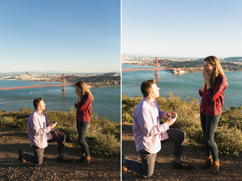 Absolutely gorgeous San Francisco engagement photos / San Francisco proposal photographer // SimoneAnne.com
