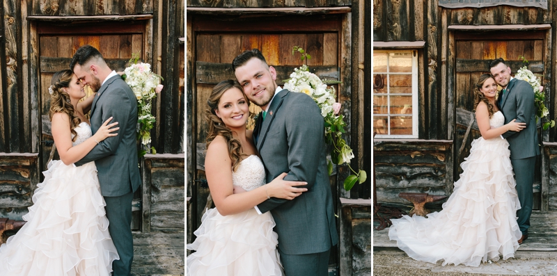 Gabi and Mathew, Half Moon Bay Long Branch Saloon Wedding Photographer / STUNNING dress and absolutely dreamy portraits by the ocean and with a vintage car! / Sweet country wedding ideas // SimoneAnne.com