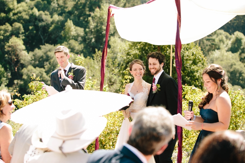 Kristin and Alan's incredible, intimate, funny, Berkeley Botanical Garden Wedding in the rose garden // SimoneAnne.com