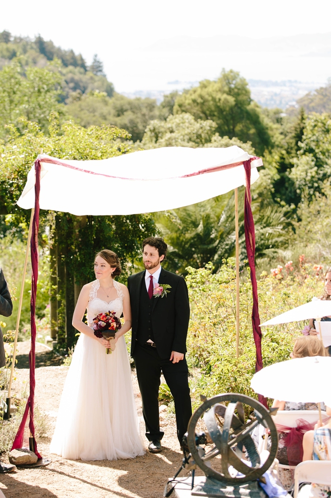 Kristin and Alan's incredible, intimate, funny, Berkeley Botanical Garden Wedding in the rose garden // SimoneAnne.com