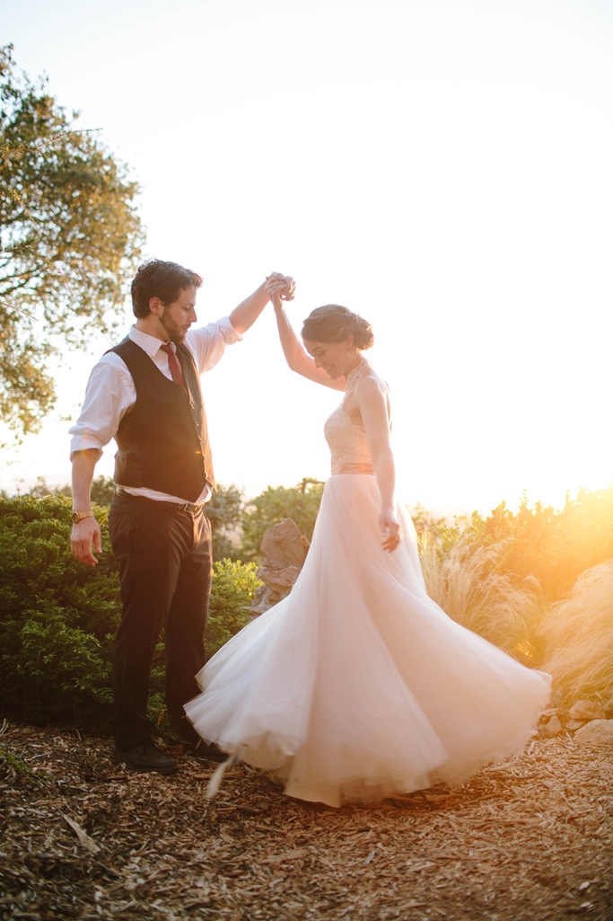 Kristin and Alan's incredible, intimate, funny, Berkeley Botanical Garden Wedding in the rose garden // SimoneAnne.com